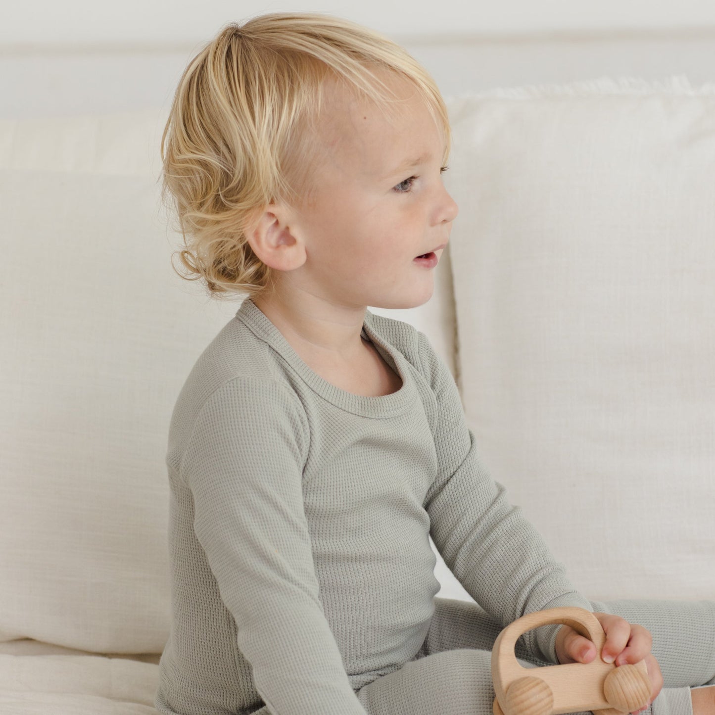 Quincy Mae Baby Pant - Sage