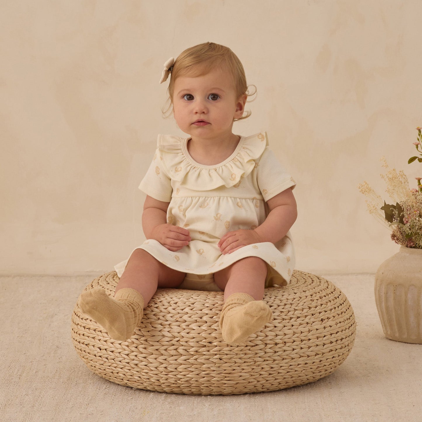 Quincy Mae Lulu Dress - Natural