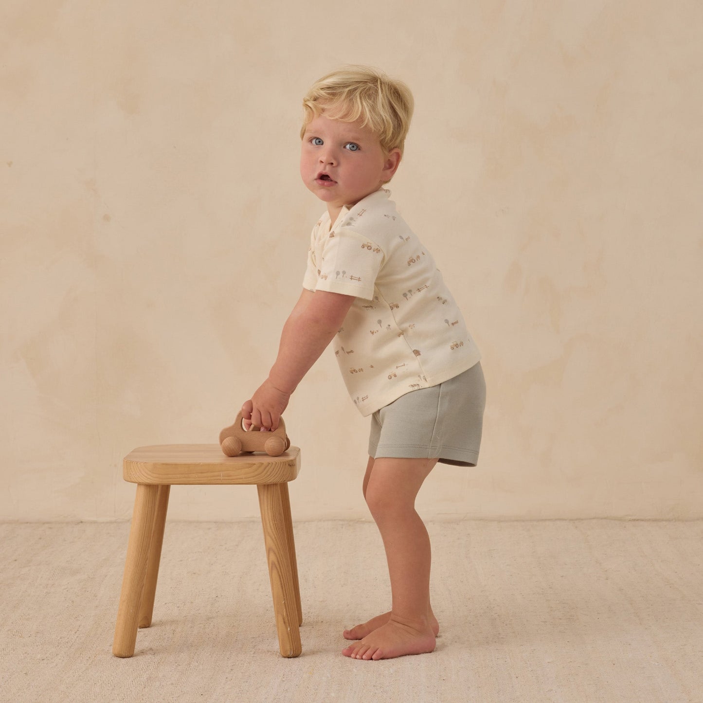 Quincy Mae Boxy Tee - Farm