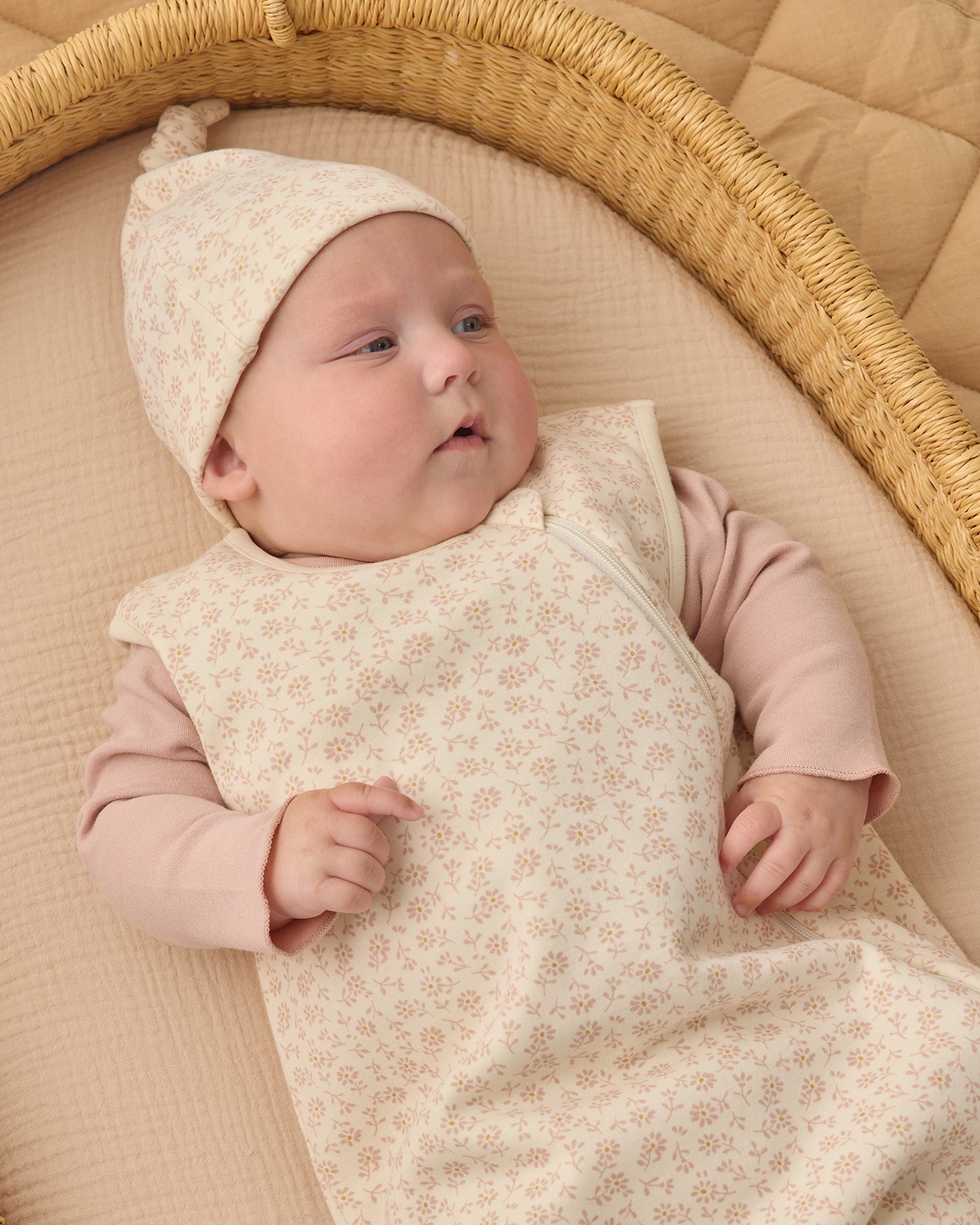 Quincy Mae Jersey Sleep Bag - Ditsy
