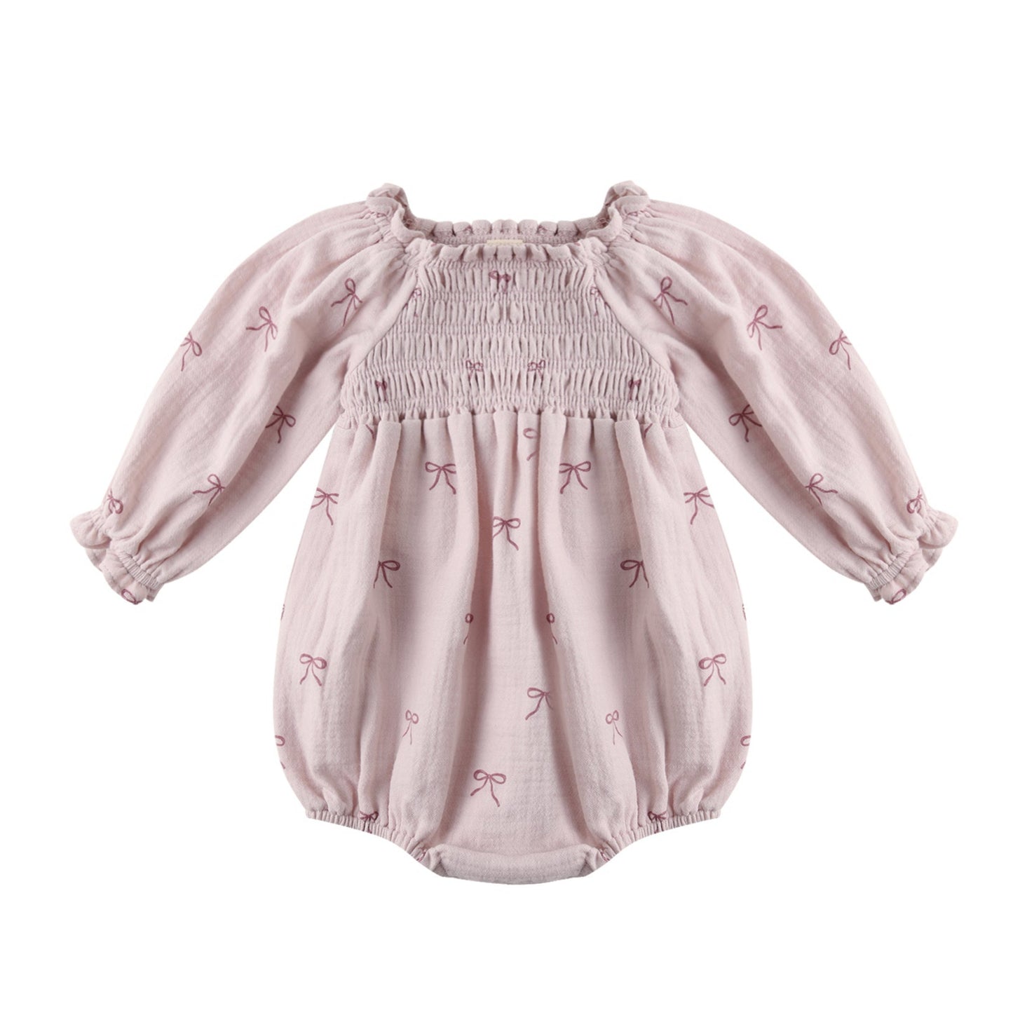 Quincy Mae Eden Romper - Bows
