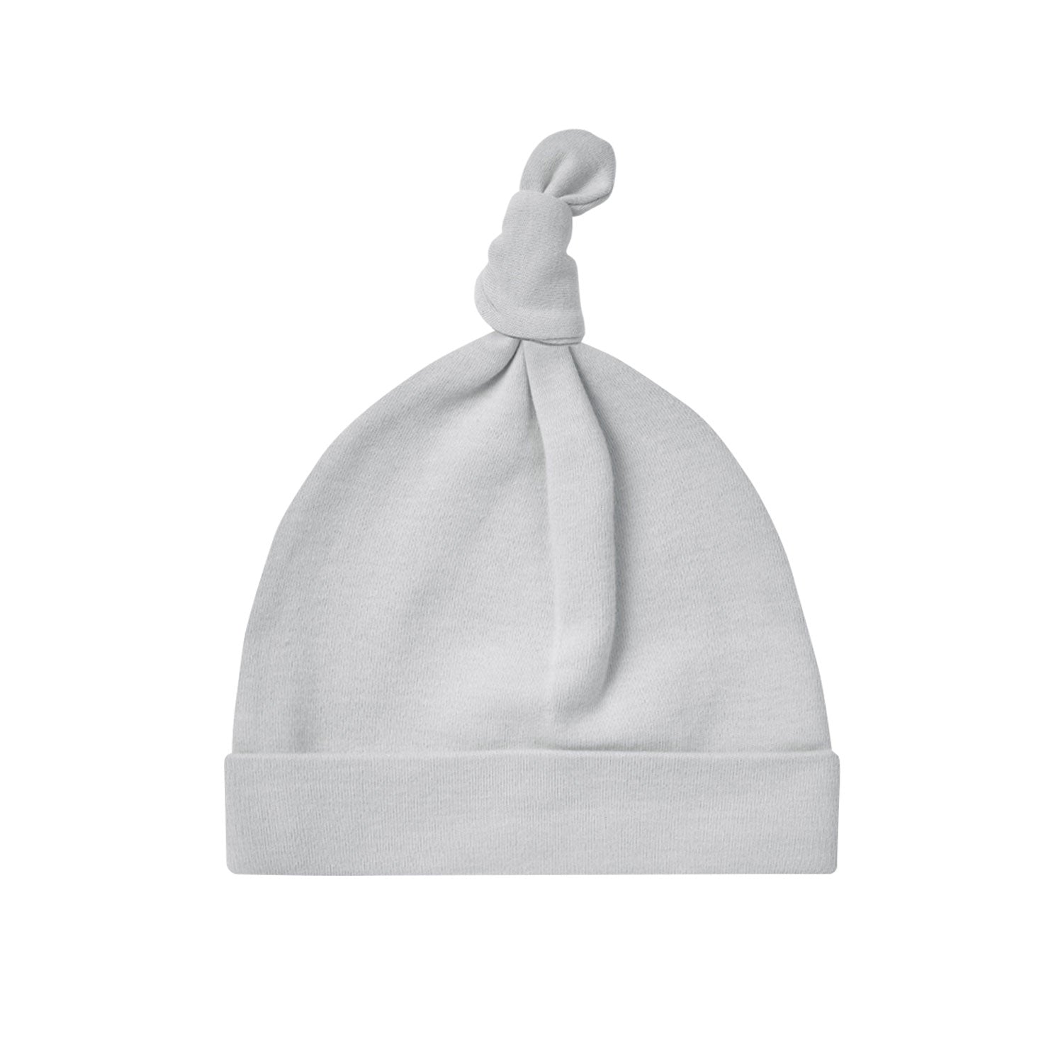 Quincy Mae Knotted Baby Hat - 0-6M - Cloud | The Baby Cubby