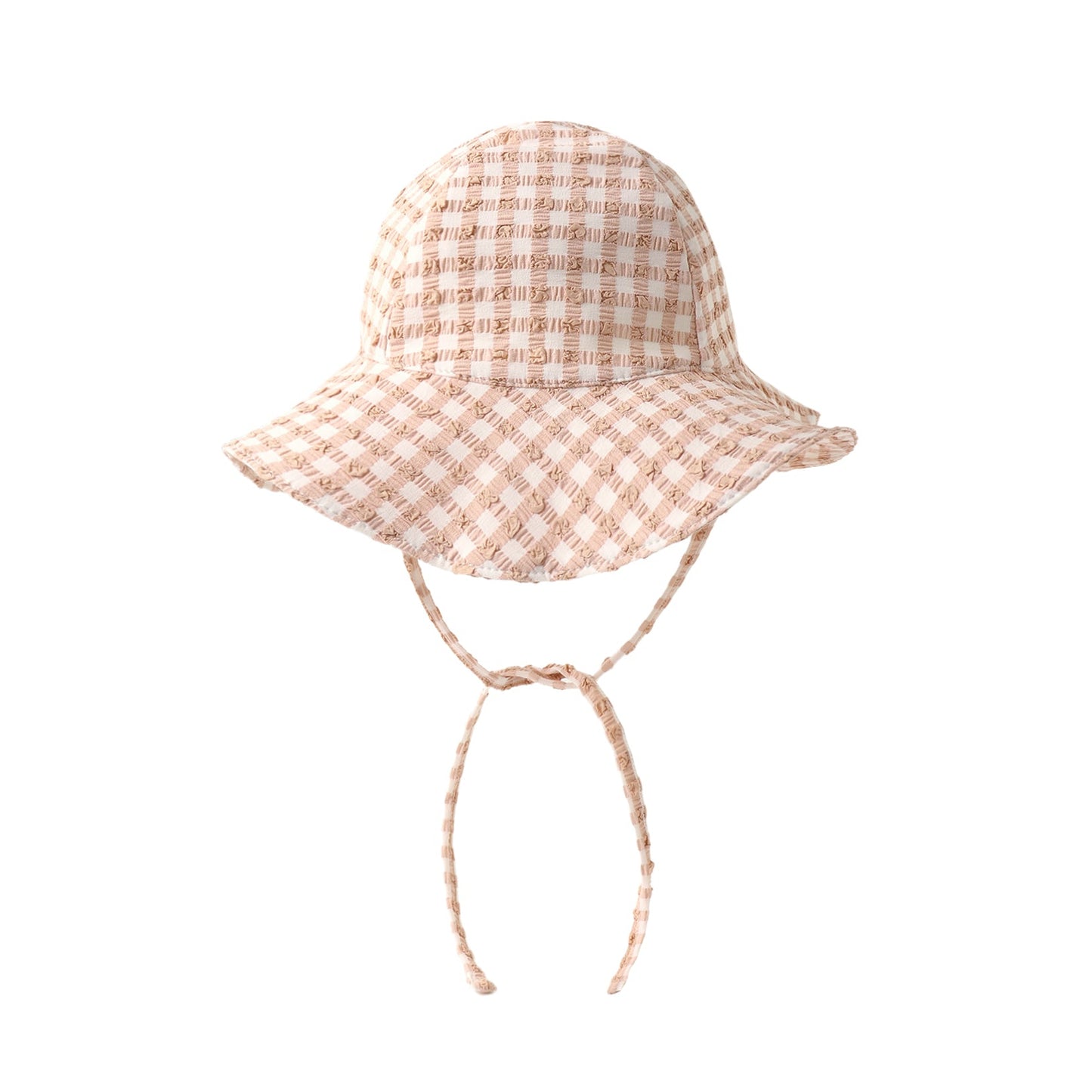 Quincy Mae Sun Hat - Melon Check