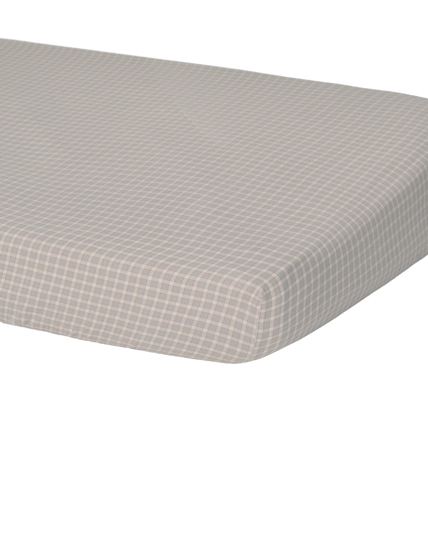 Quincy Mae Woven Crib Sheet - Blue Gingham