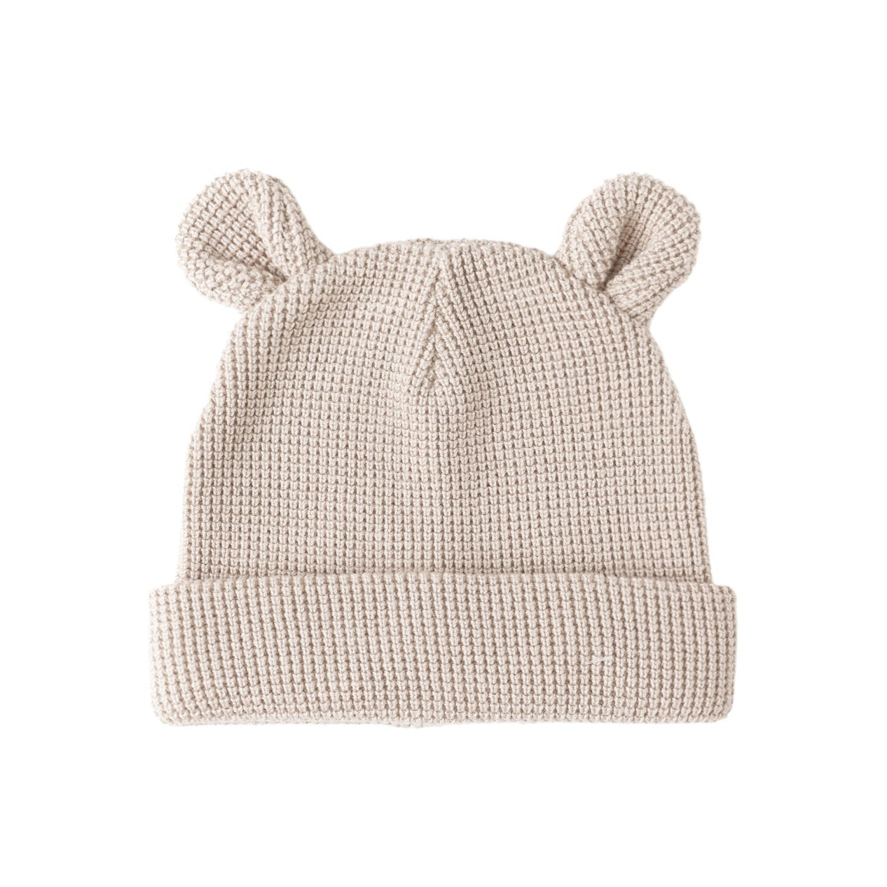Quincy Mae Baby Bear Beanie - Oat