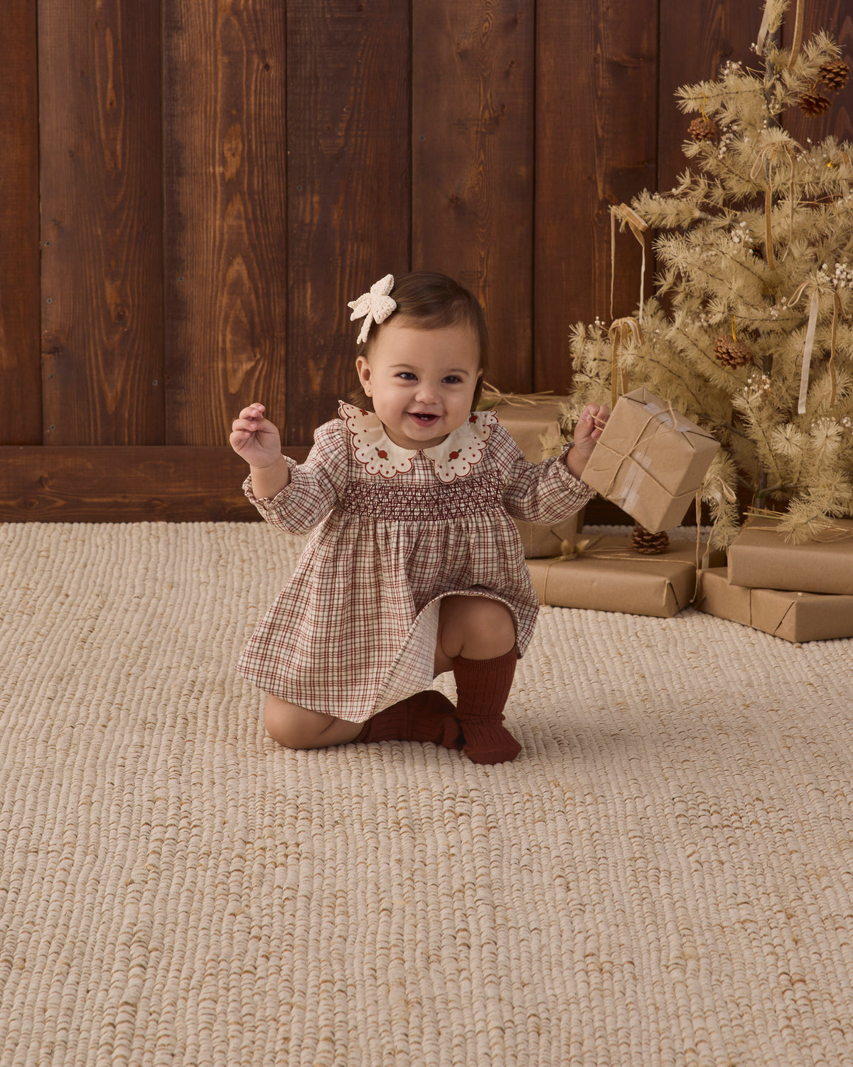 Quincy Mae Crochet Bow - Natural