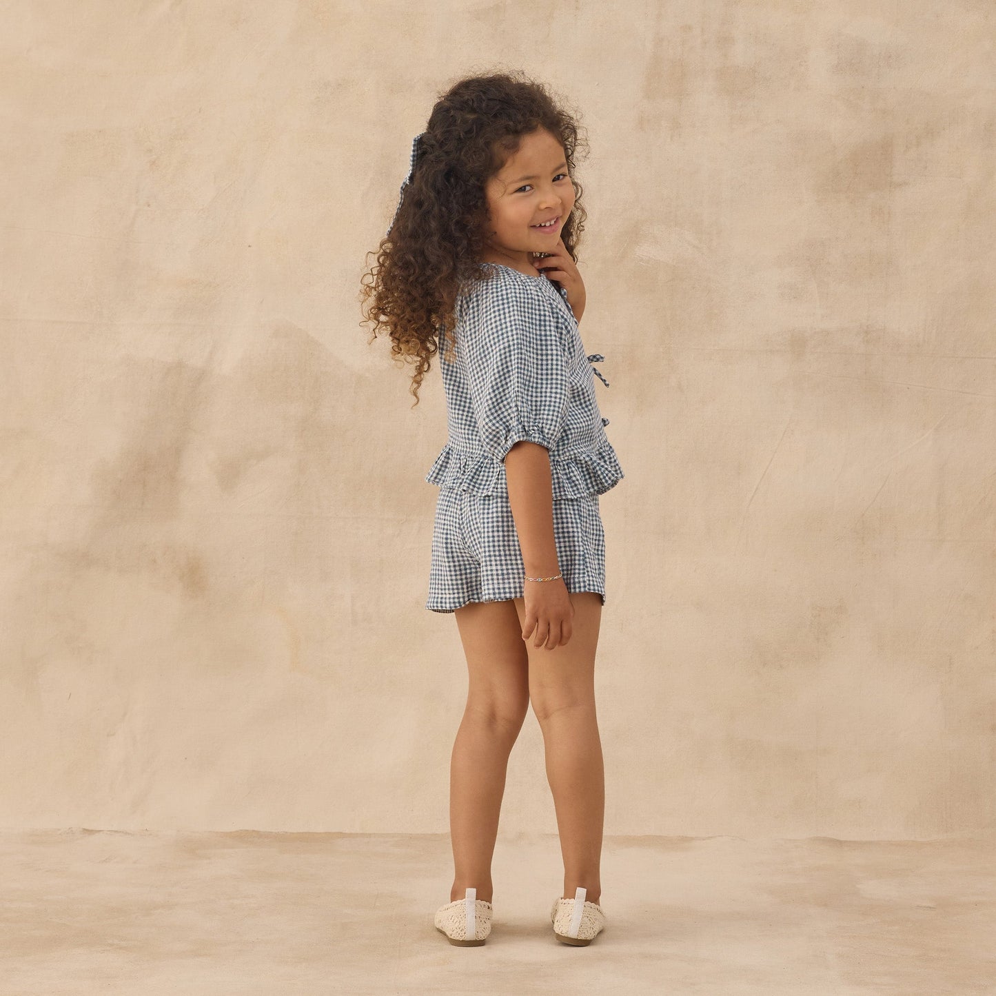 Rylee and Cru Juniper Set - Marine Gingham