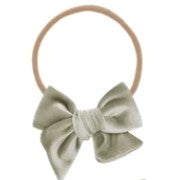 Lou Lou and Company Velvet Bow Headband - Small