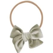 Lou Lou and Company Velvet Bow Headband - Small