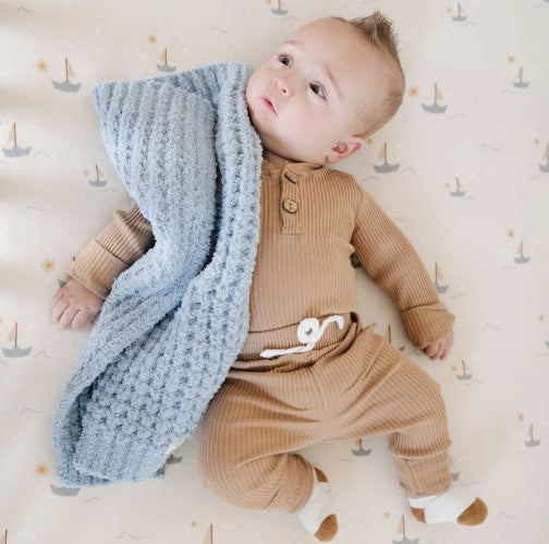 Saranoni Waffle Knit Mini Blanket