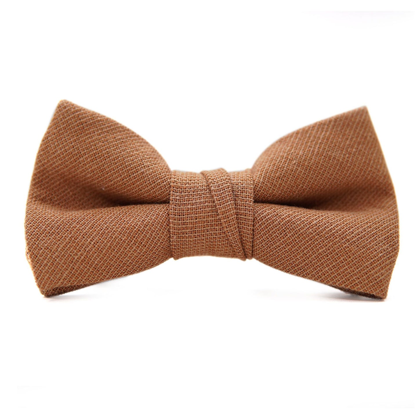 Boon Ties Boys' Bow Tie - Tan Saddle