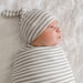 Copper Pearl Everest Top Knot Hat 0-4mo