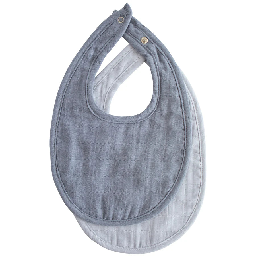 Mushie Muslin Bibs 2 - Pack