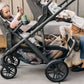 Children in UPPAbaby VISTA stroller with UPPAbaby VISTA V2 RumbleSeat V2+ - GREYSON (Charcoal Melange)