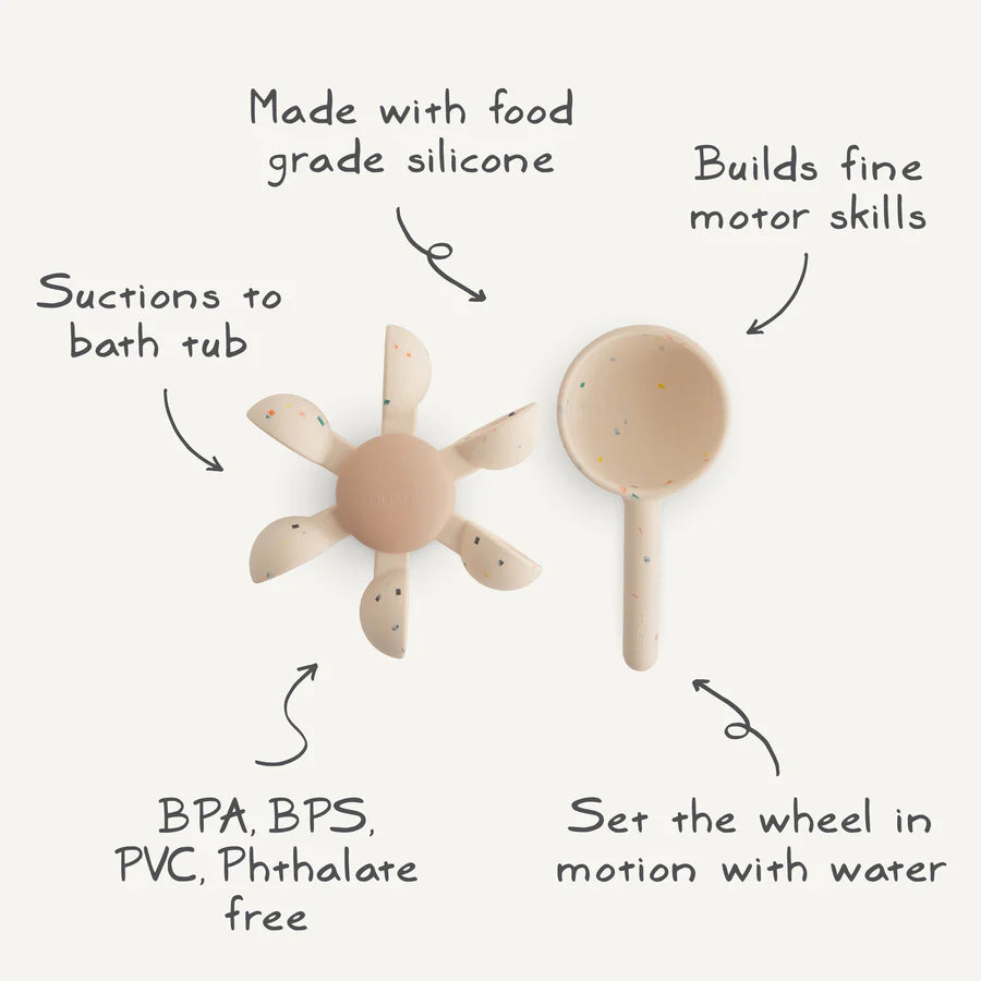 Mushie Water Wheel Bath Toy