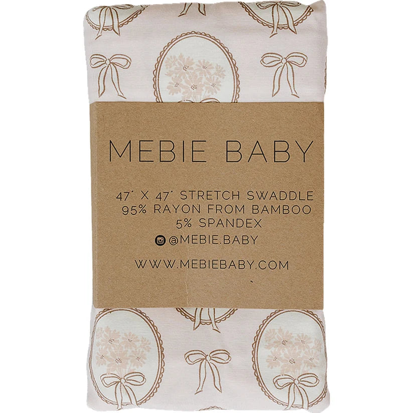 Mebie Baby Vintage Bouquet Bamboo Stretch Swaddle