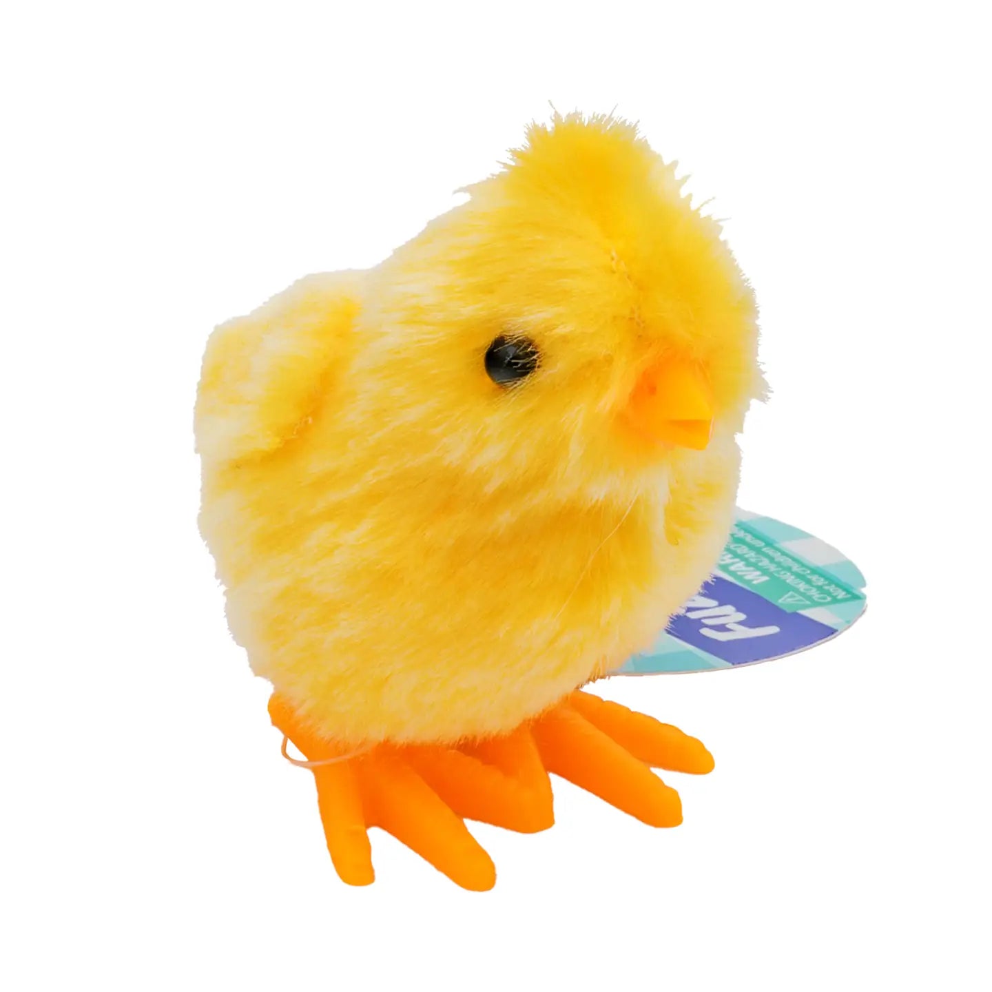 Toysmith Farm Fresh Yellow Fuzzy Chick Wind Ups