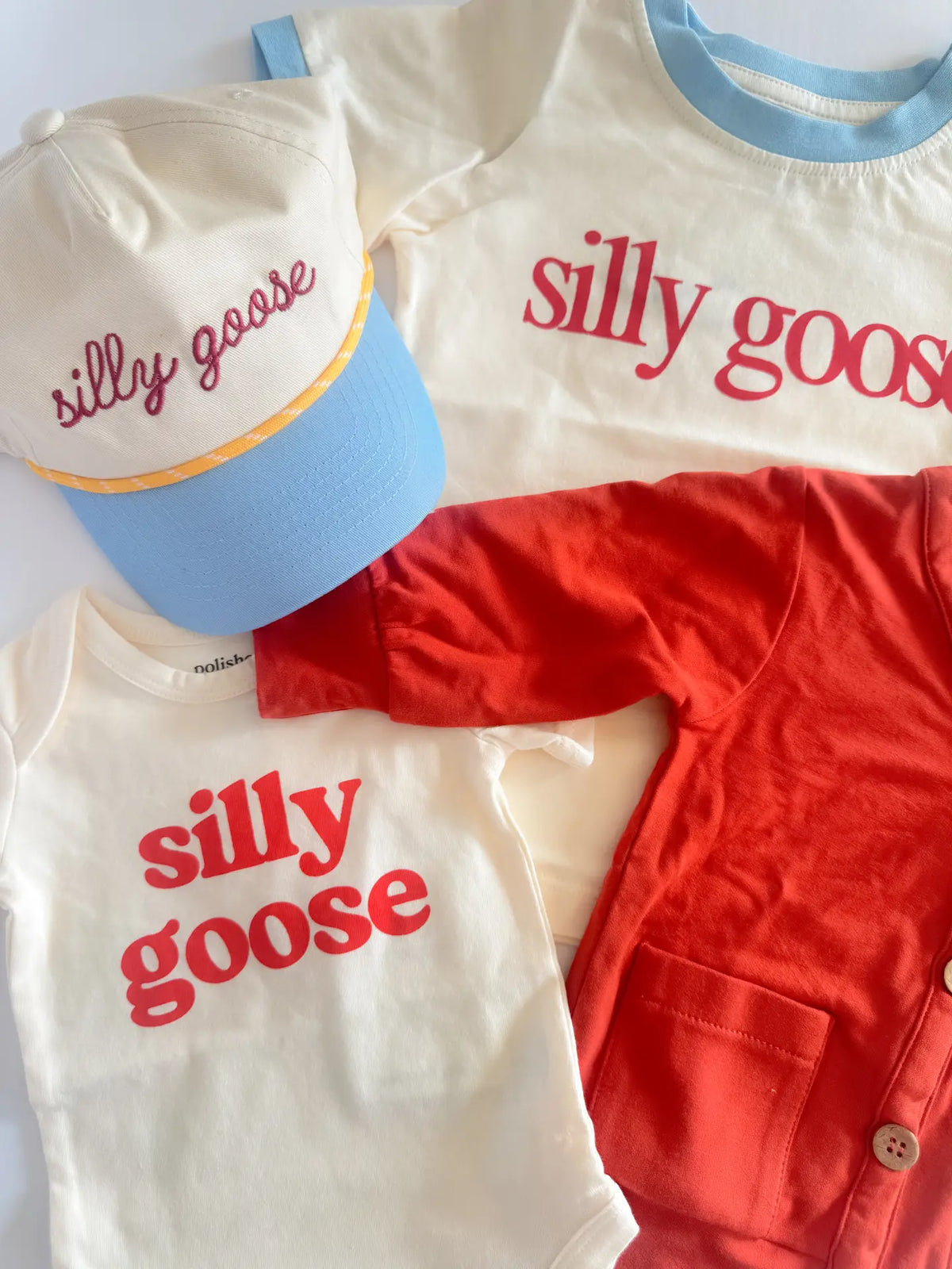 Polished Prints Silly Goose Kids Ringer T-Shirt
