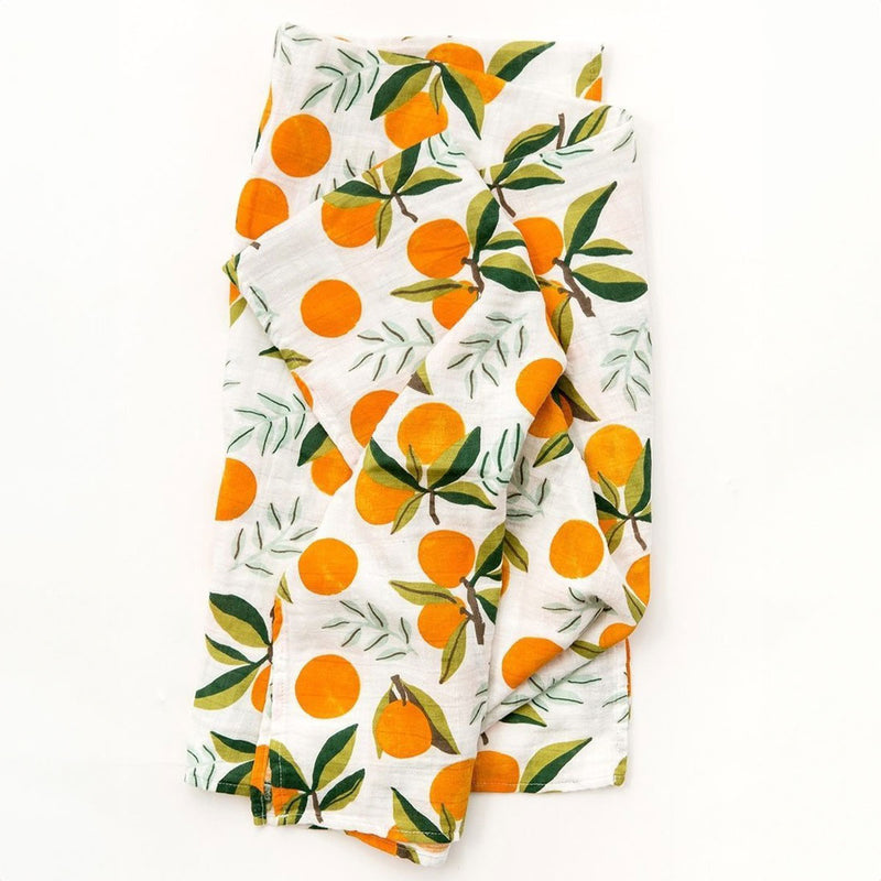 Clementine Kids Cotton Muslin Single Swaddle - Clementine