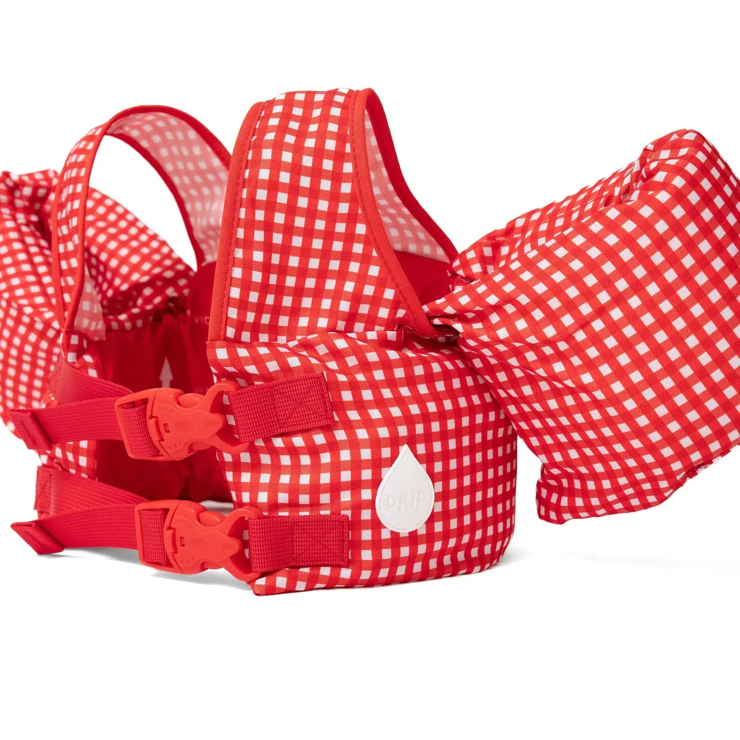 Drip Floats Red Gingham Kids Float - 25-50 Lbs