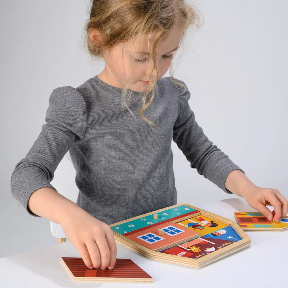 Mentari Toys House Puzzle