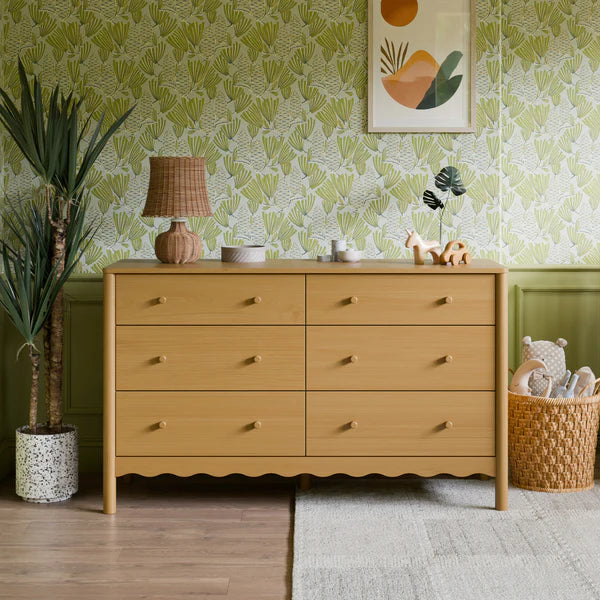 babyletto dresser Babyletto Bondi 6-Drawer Assembled Dresser Honey