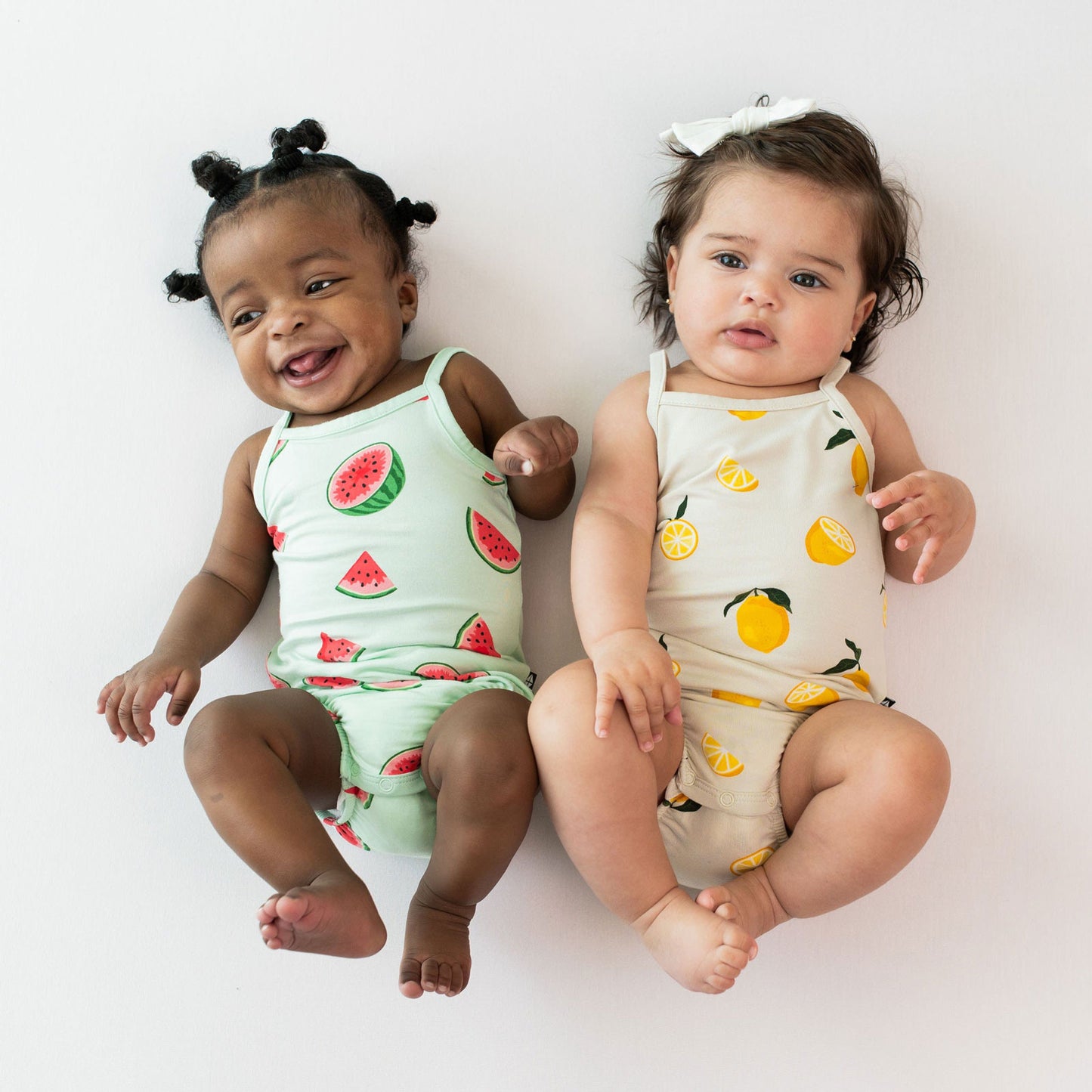 Kyte Baby Spaghetti Strap Leotard - Lemon
