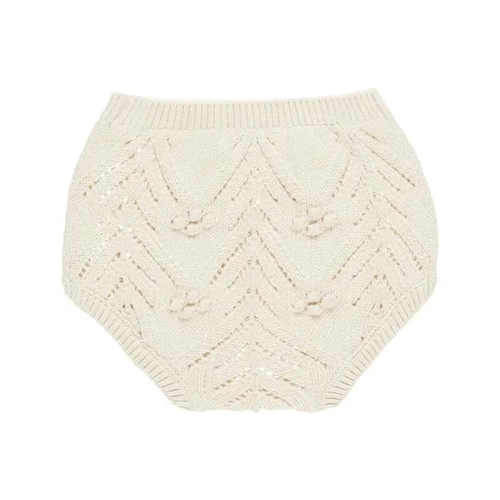 Quincy Mae Knit Bloomer - Natural