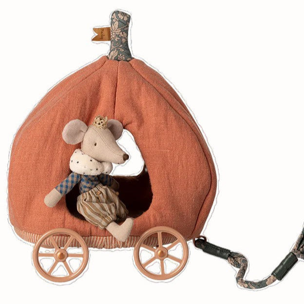 Maileg Mouse Pumpkin Carriage