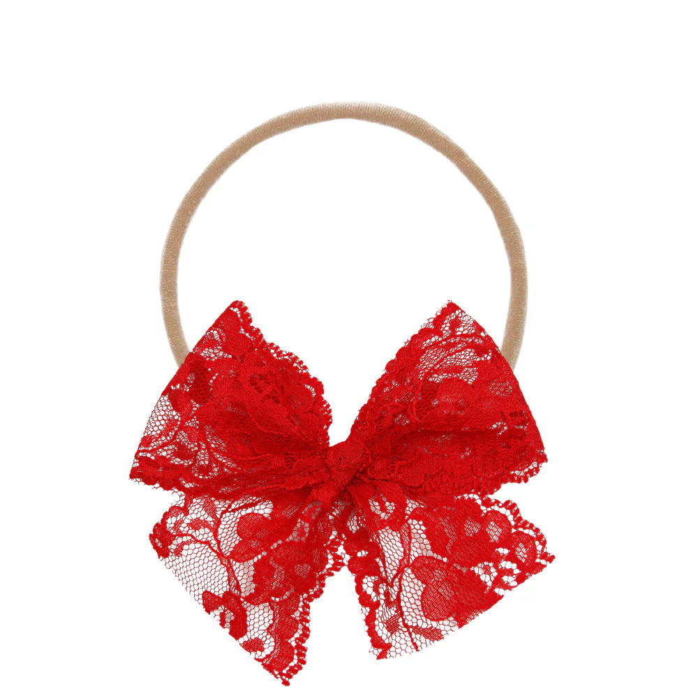 Lou Lou and Company Lace Bow Headband