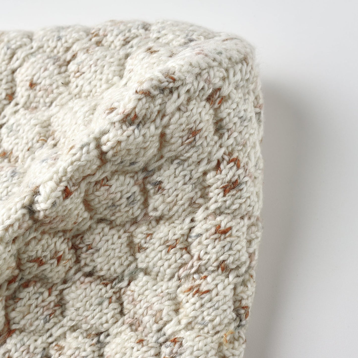 Quincy Mae Knit Bonnet - Natural Confetti