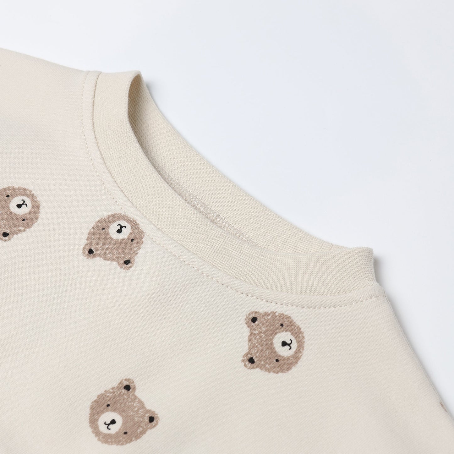 Quincy Mae Relaxed Sweatshirt - Brown Bear