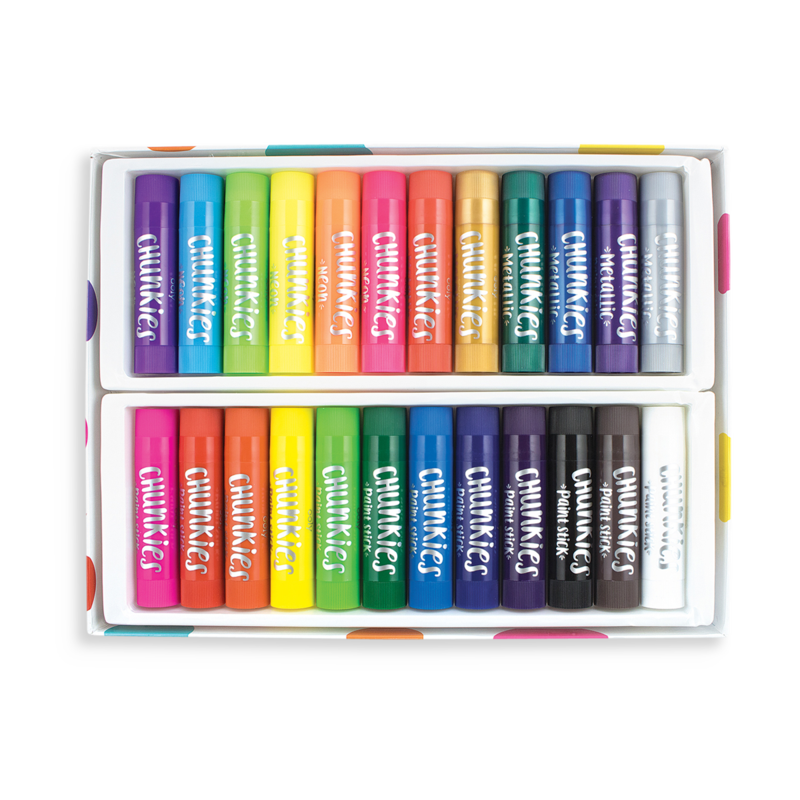 OOLY Chunkies Paint Sticks Variety Pack - Set of 24