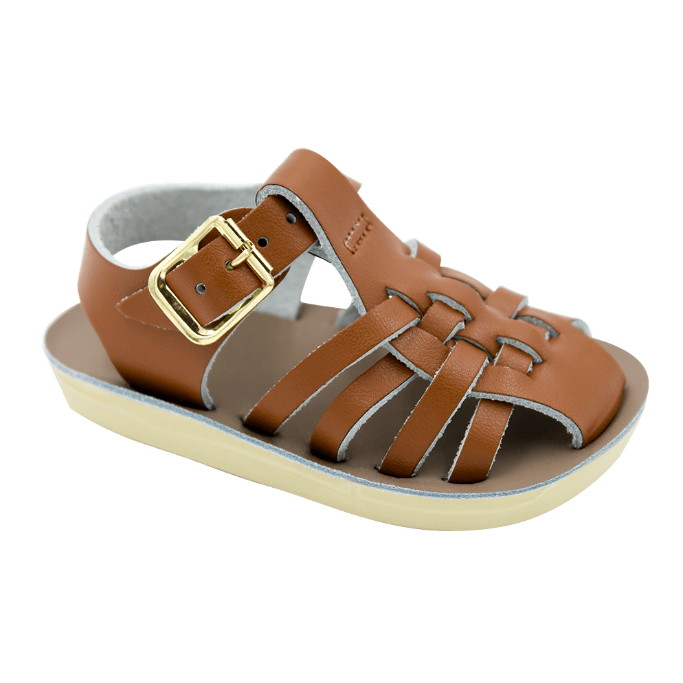 Salt Water Sandals Sun-San Toddler Sailor Sandal - Tan