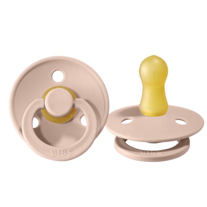 BIBS Colour 2-Pack Pacifier Set - Blush