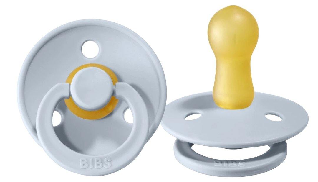 BIBS Colour 2-Pack Pacifier Set - Baby Blue