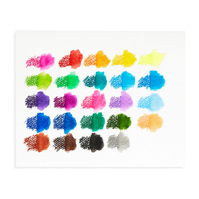 OOLY Smooth Stix Watercolor Gel Crayons on Paper