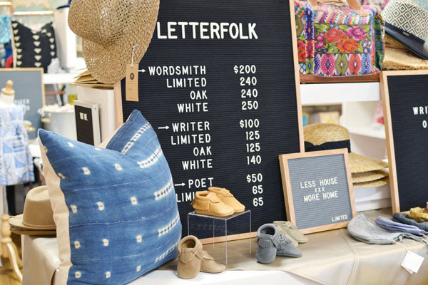 What You Missed at the Mae Woven, Gigi Pip, and Letterfolk Pop Up Shop!
