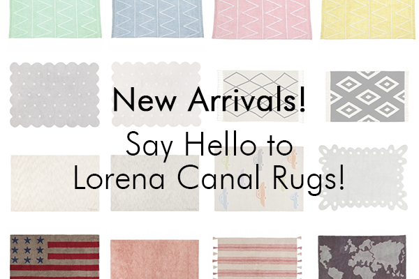 New Arrivals! Say Hello to New Styles of Lorena Canals Nursery Rugs!