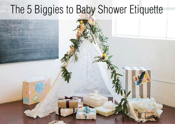 The 5 Biggies to Baby Shower Etiquette