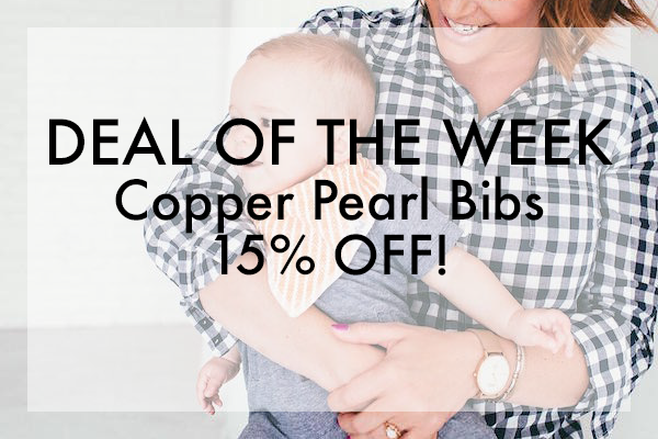 DEAL OF THE WEEK: Copper Pearl Bibs 15% OFF!