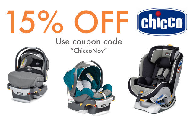 #1 Car Seat on Sale! 15% OFF All Chicco!