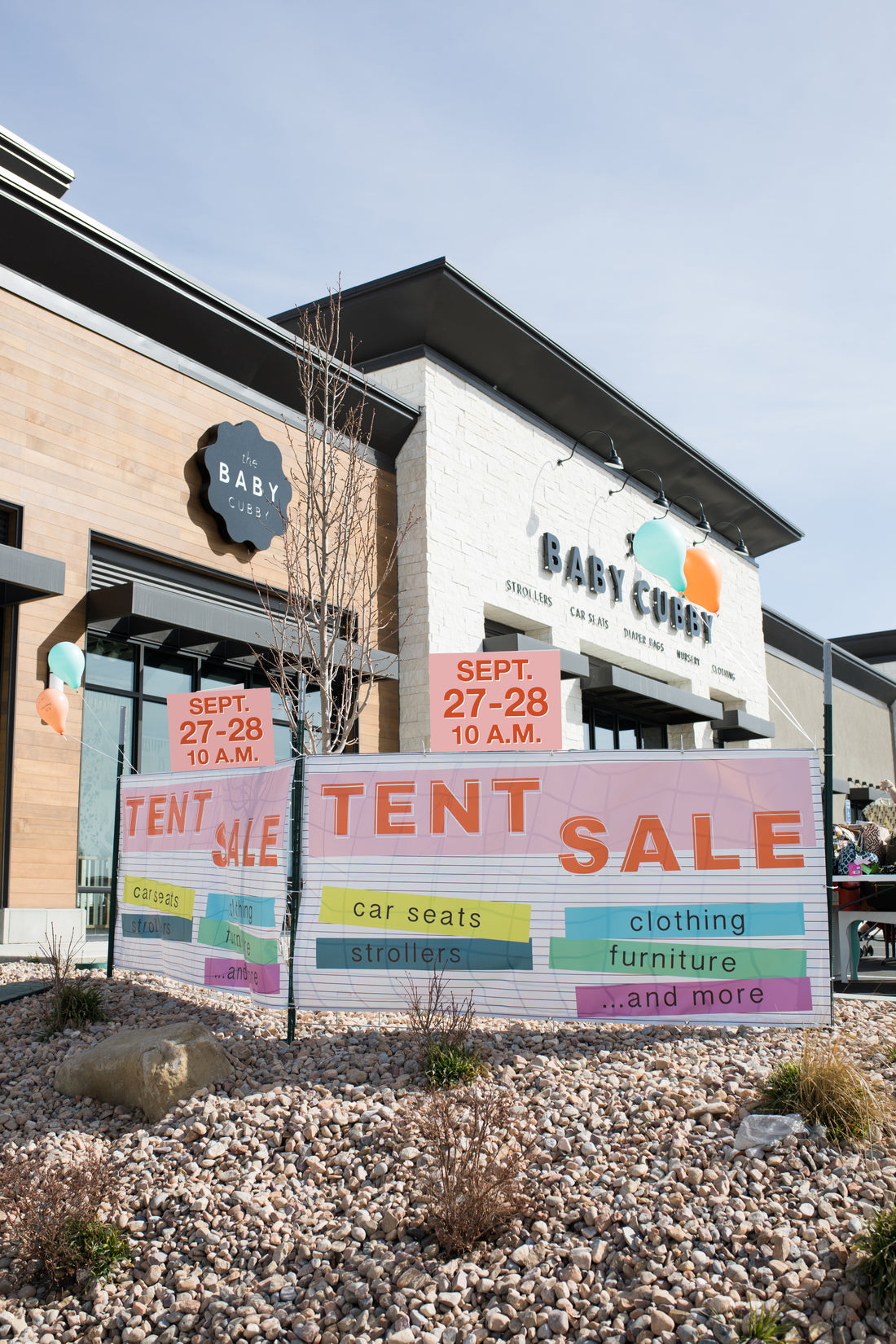 It's Tent Sale Time!