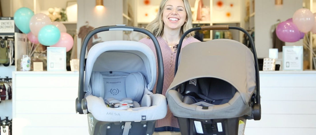 Video: Comparing The UPPAbaby MESA V2 and Nuna PIPA Lite RX Infant Car Seats