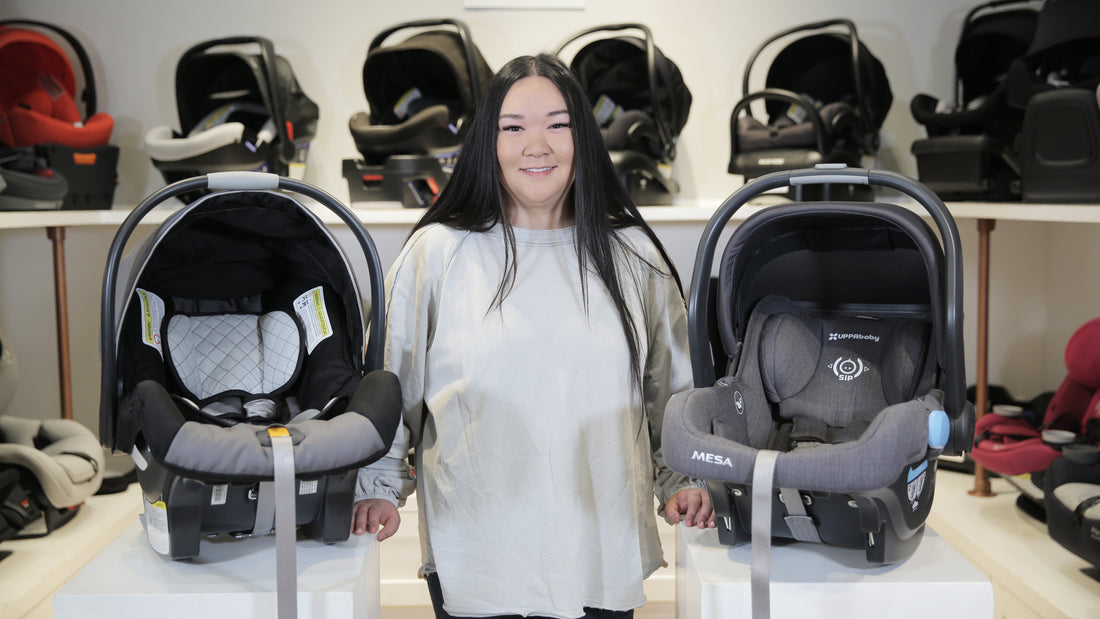 Video: Comparing the Chicco Keyfit 30 v. UPPAbaby MESA