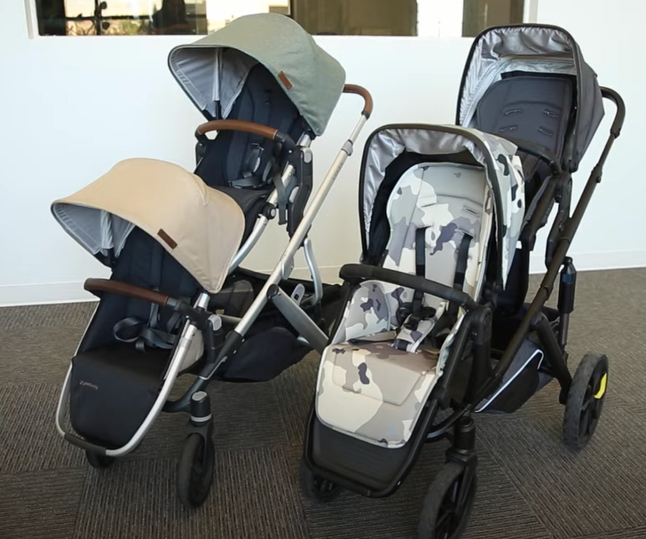 The UPPAbaby VISTA V2 Versus the Veer Switch &Roll Double Modular Stroller Comparison