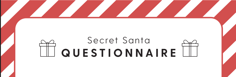 Secret Santa Service-Oriented Printable