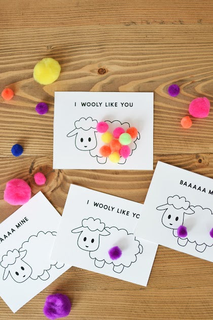 "I Wooly Like You" Valentines