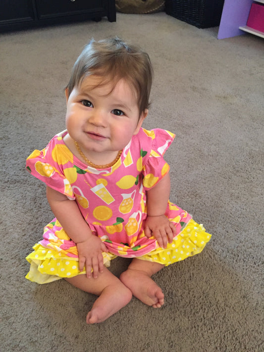 Canyon Leaf Amber Teething Necklaces and Bracelets