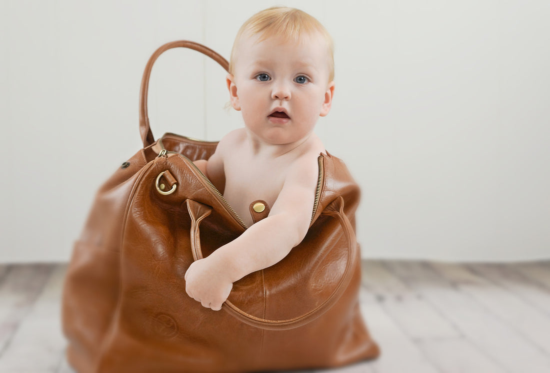 Oemi Leather Diaper Bag Review